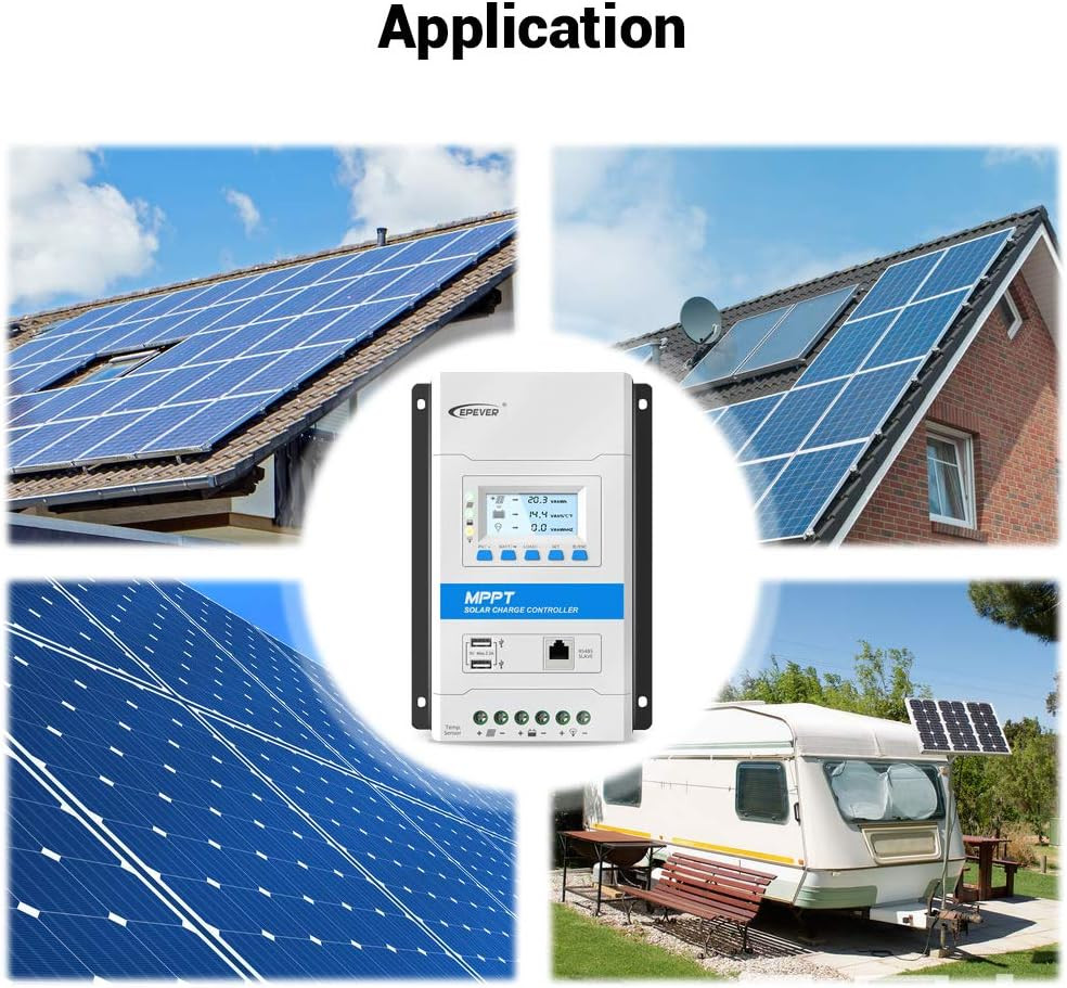 30A MPPT Solar Charge Controller 12V/24V Auto Working Max PV 100V Modular Design