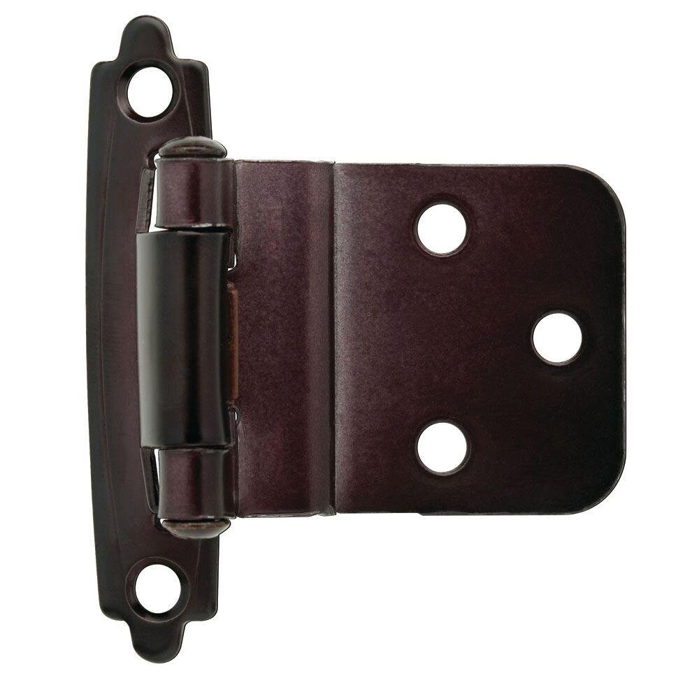 Liberty 3/8" Self Closing Inset Hinge Lot of (2) Oil Rubbed Bronze 2 Per Pack