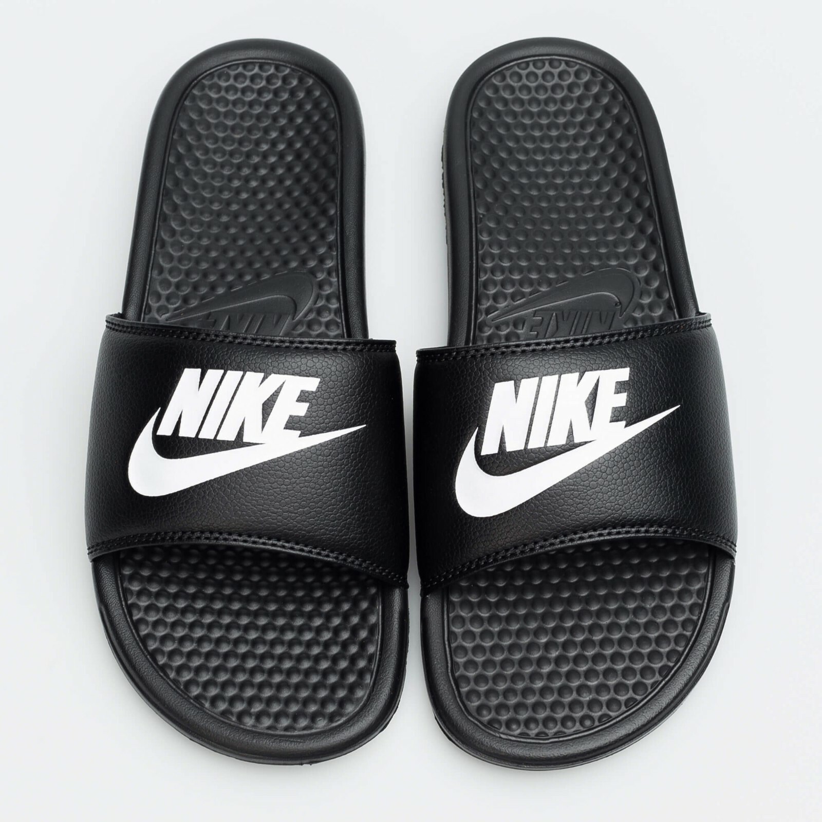NIKE BENASSI JDI SLIDE MEN BLACK / WHITE  343880 090