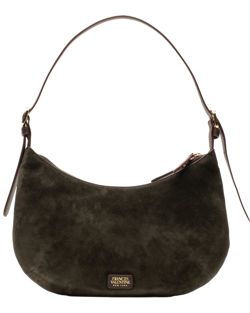 Frances Valentine Starr Suede & Leather Hobo Bag Women's Green