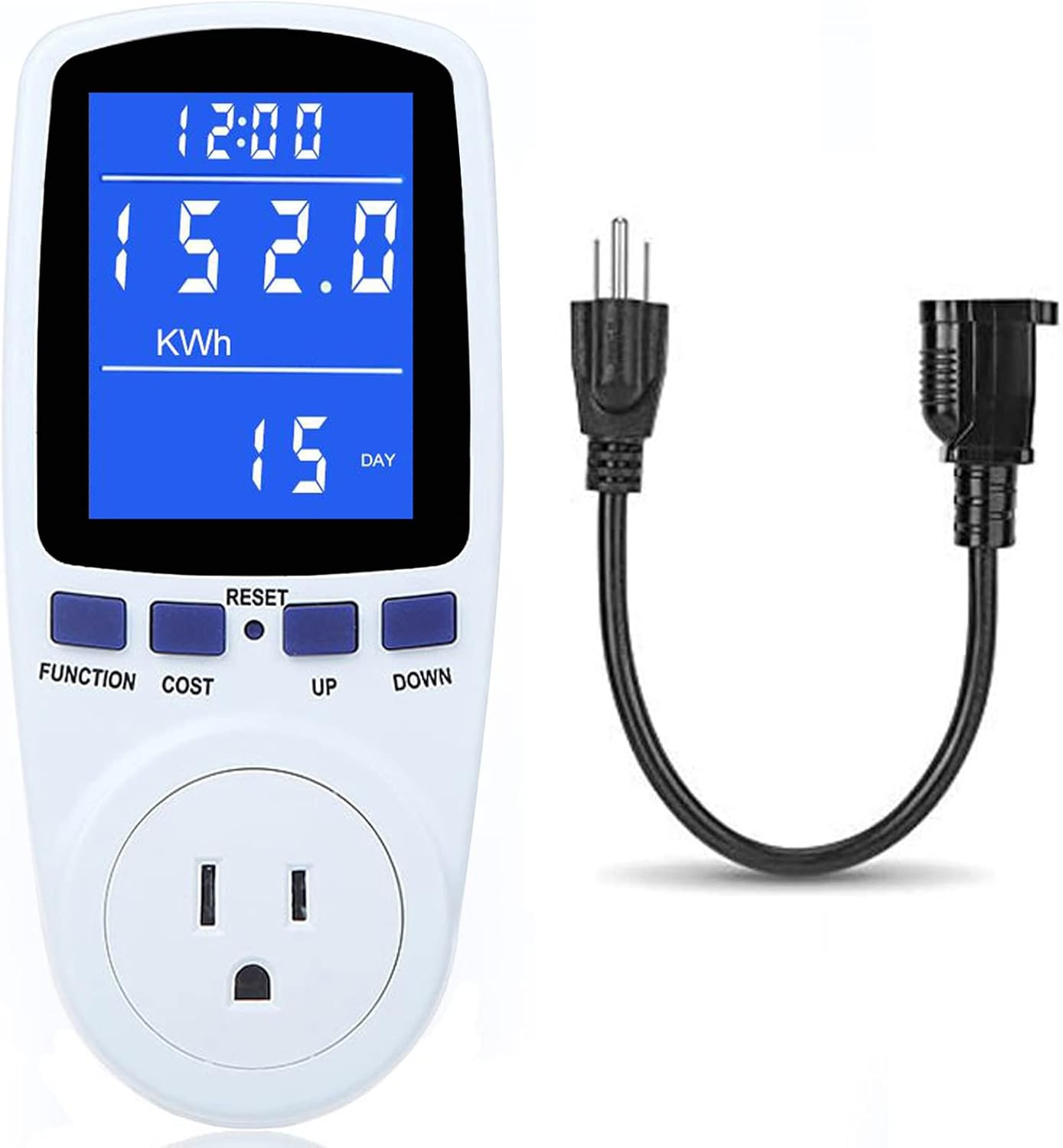 Upgraded Watt Meter Power Meter Plug Home Electricity Usage Monitor, Electrical