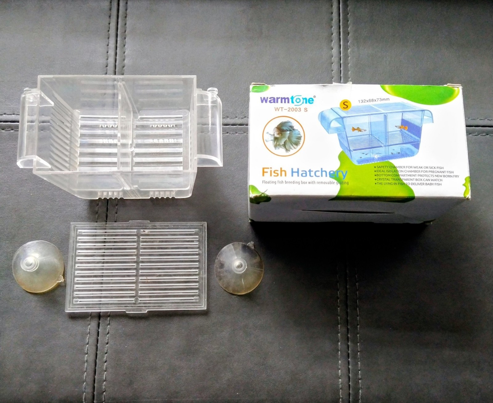 Warmtone WT-2003 S Fish Hatchery - Small Floating Fish Breeding Box with Cover