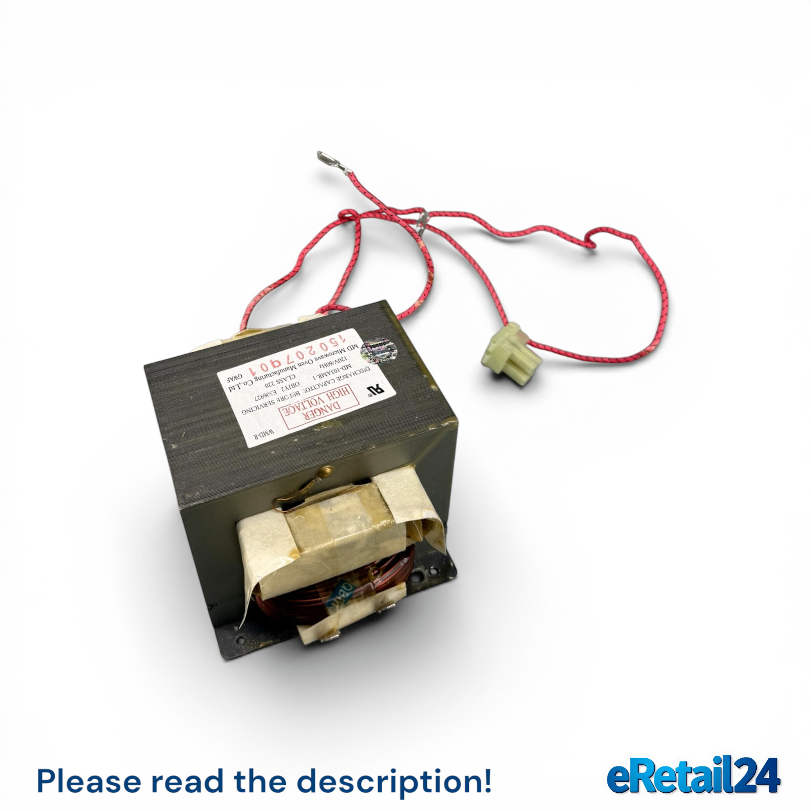 𝙉𝙚𝙬 OEM GE Microwave H.V.Transformer WB24X25617