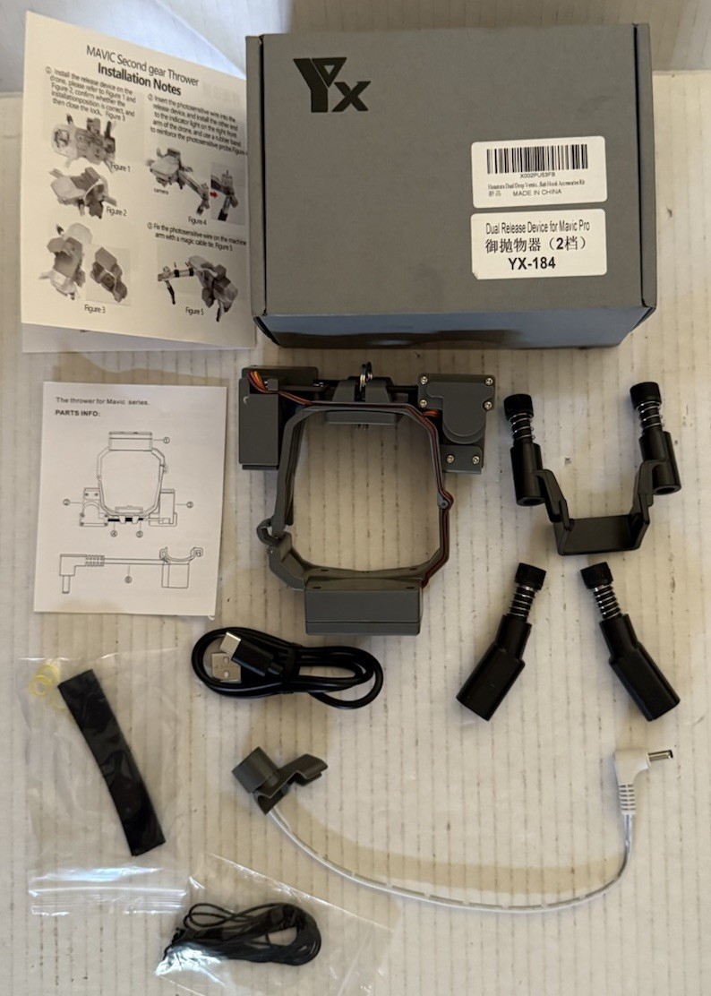 Dual Release Dropping Device For Mavic Pro