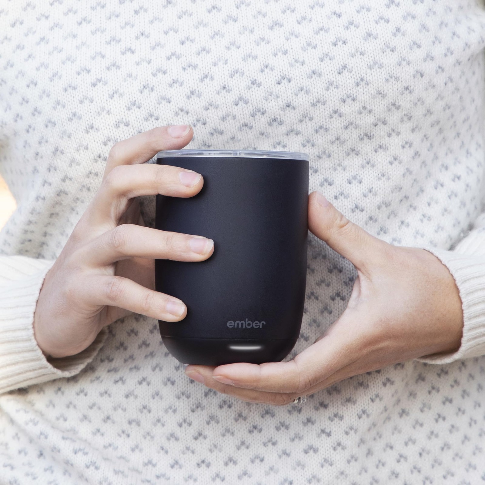 Ember Temperature Control Smart Cup, 14 oz, App-Controlled Heated Coffee Cup,