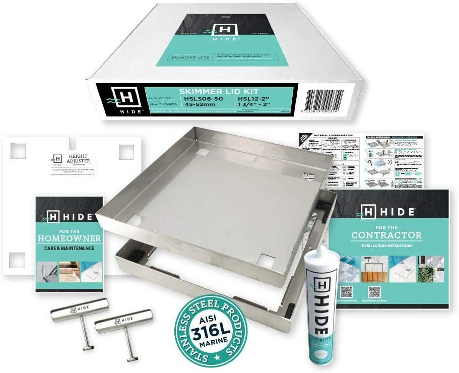 HIDE HAC8-1.2 Access Cover 8" x 8" - Suit Inlay Material 1" to 1 1/4"