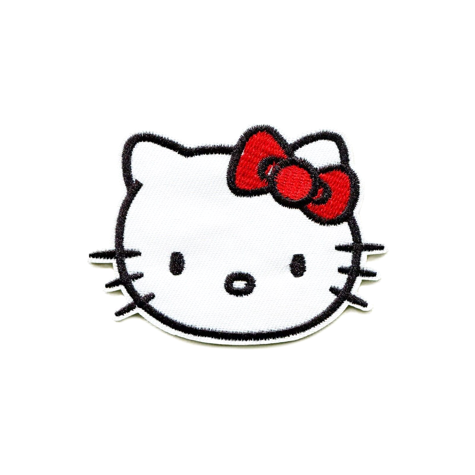 Hello Kitty Red Bow Embroidered Iron On Patch DIY Applique