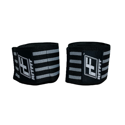 RitFit Powerlifting Knee Straps Pre-Owned Black
