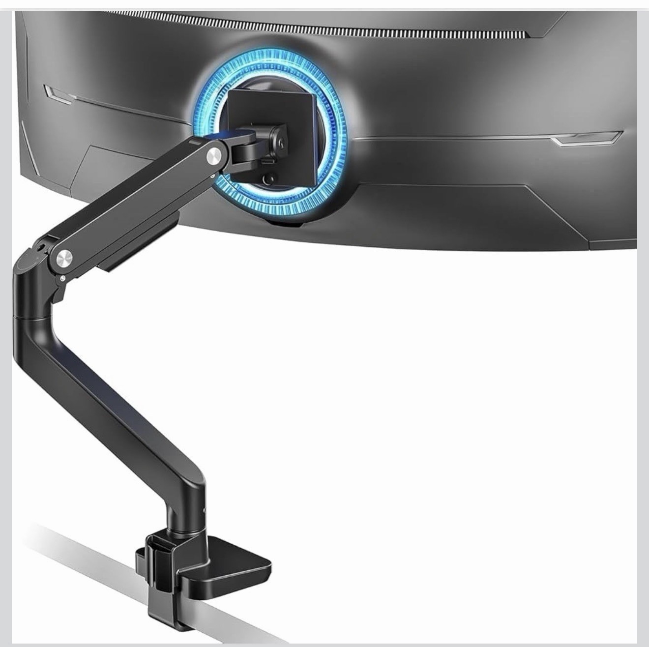 ARES WING Ultrawide Monitor Arm for 17 to 49 Inch Heavy Duty Curved Screen, H...