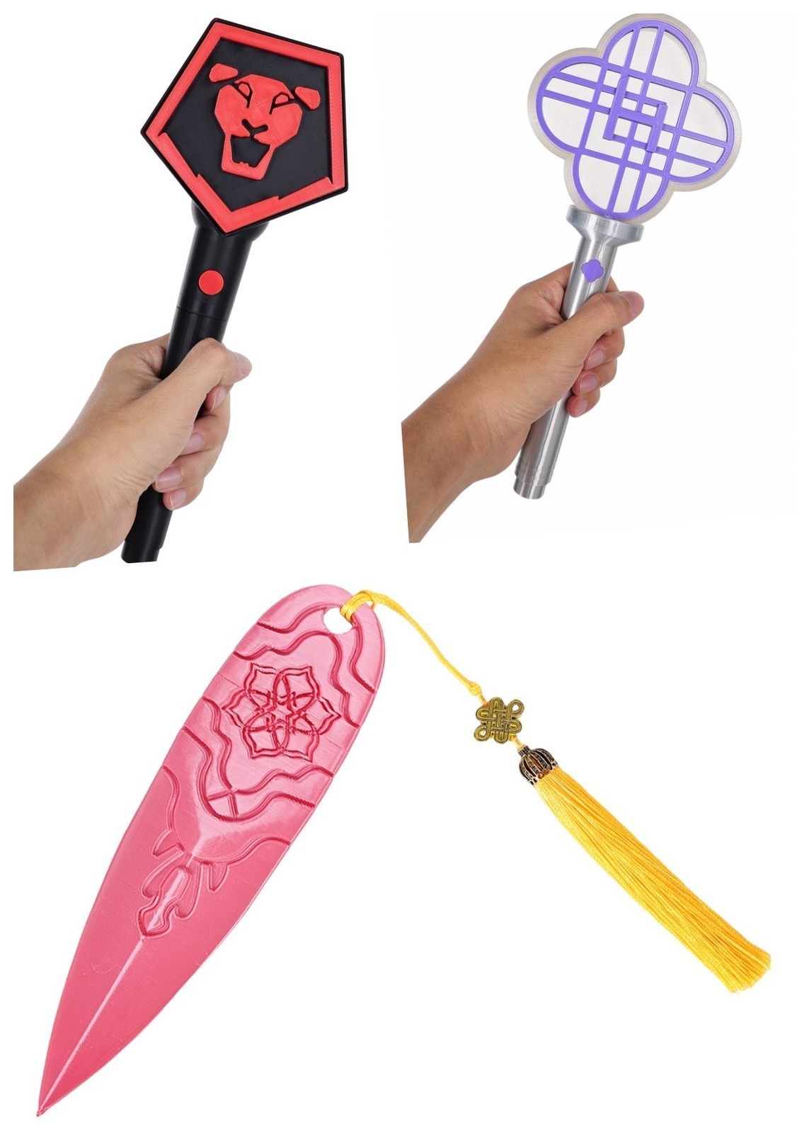 Korean superstar Zoey/Mira/Rumi Cheering Wand Demon Idol Stage Cheer Wand Darts