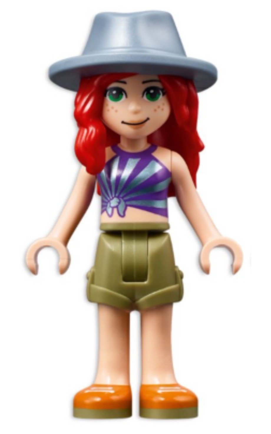 LEGO Friends Minifigure - Mia Olive Green Shorts Minfigure (frnd0504) New!
