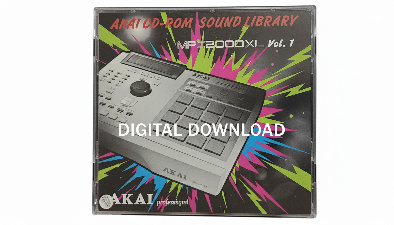 Akai MPC2000XL MPC60 MPC2000 MPC3000 Sound Library Volume 1 Drum Samples WAV