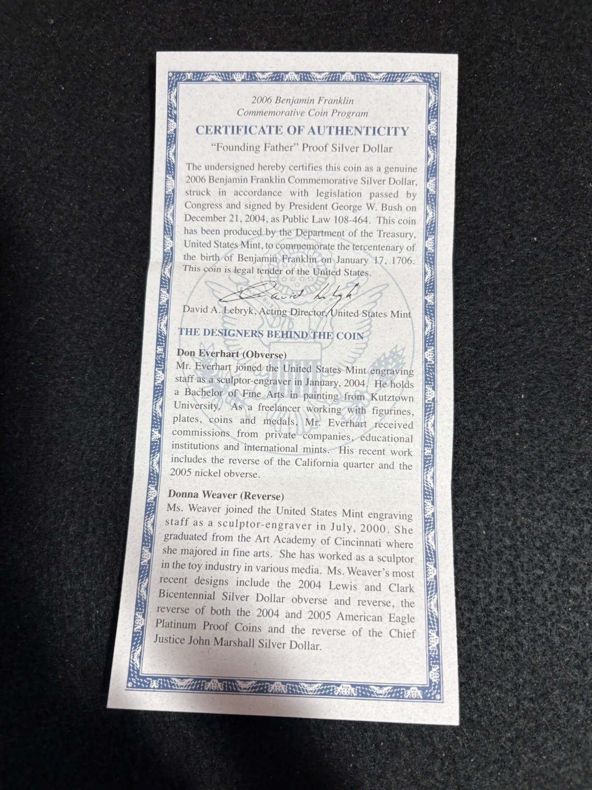 Benjamin Franklin 2006-P Commemorative