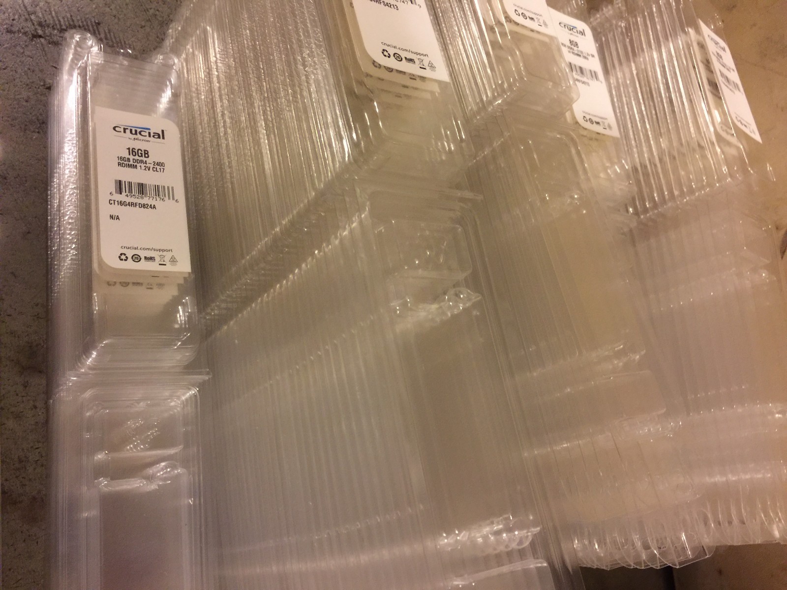 Lot 10 Pcs  DDR4 DDR3 DDR2 DDR Memory Holder Case for DIMM Modules, ORIGINAL ONE