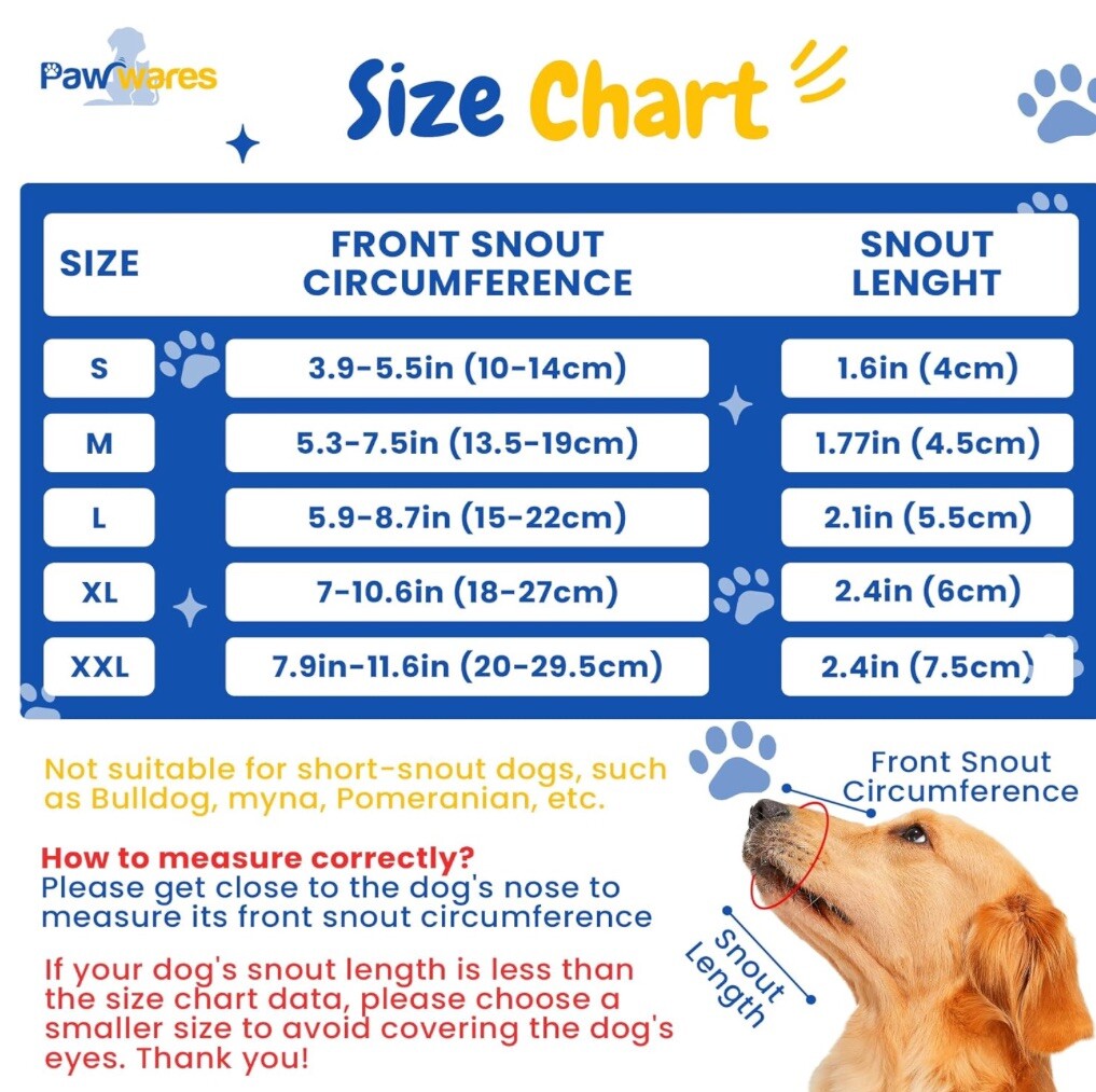 2-Pack Dog Muzzle Soft Mesh Adjustable Anti Bite Barking Chewing Training S-XXL