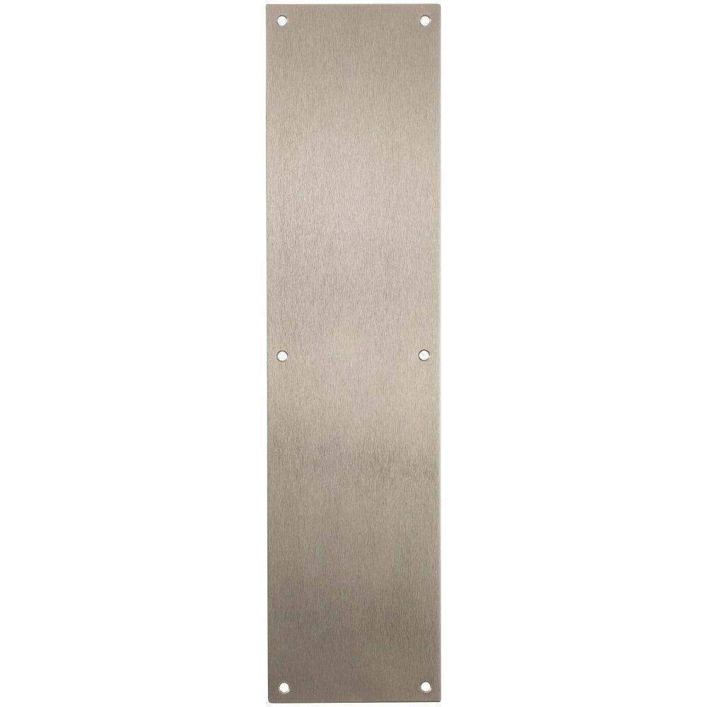 Set of 5 HAGER 052790 4" X 16" US32D SATIN STAINLESS STEEL PUSH PLATES NEW NIB