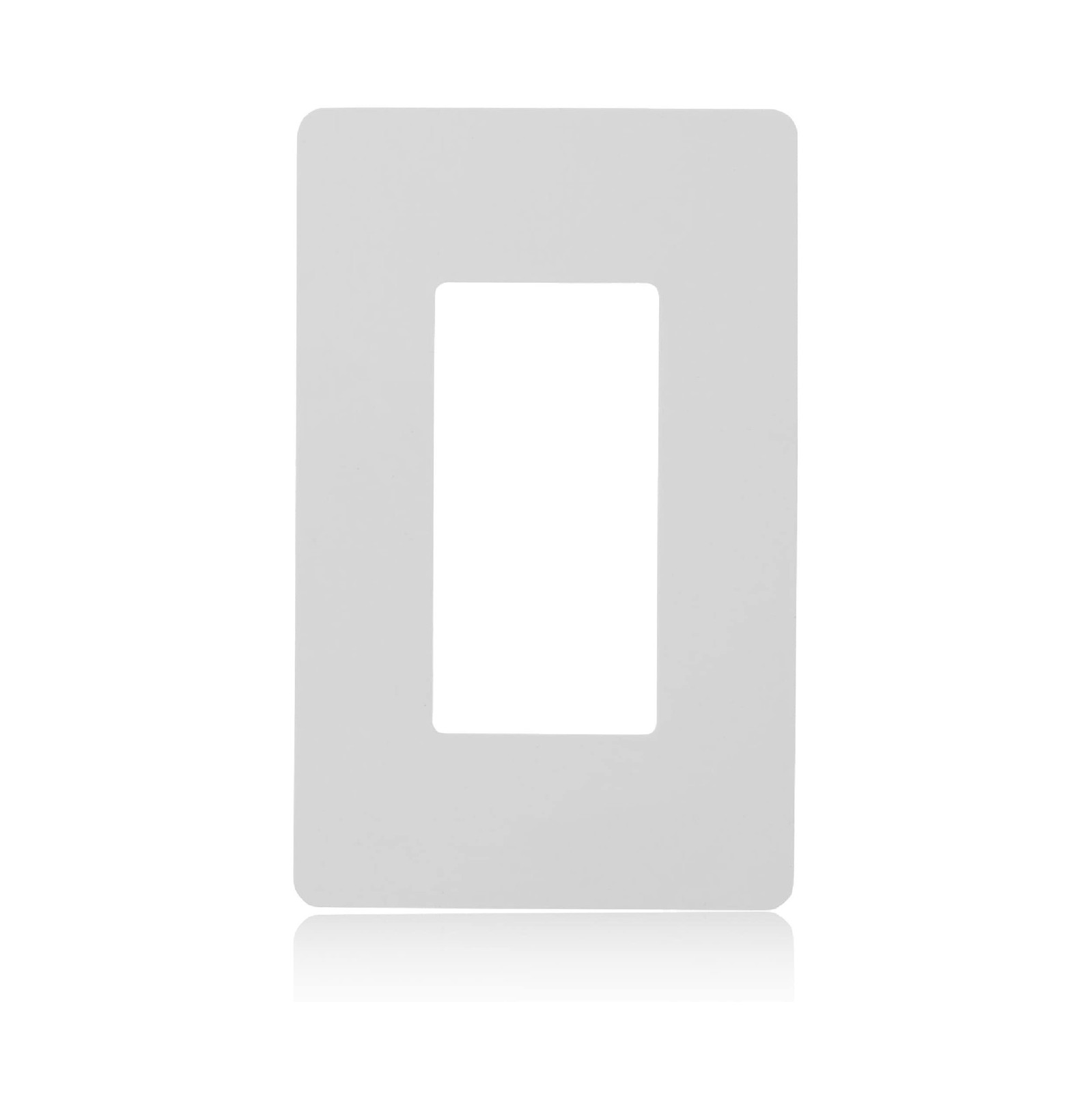 Faith White 1-Gang Screwless Wall Plate (1-pack) | Light Switch Plate or Wall...