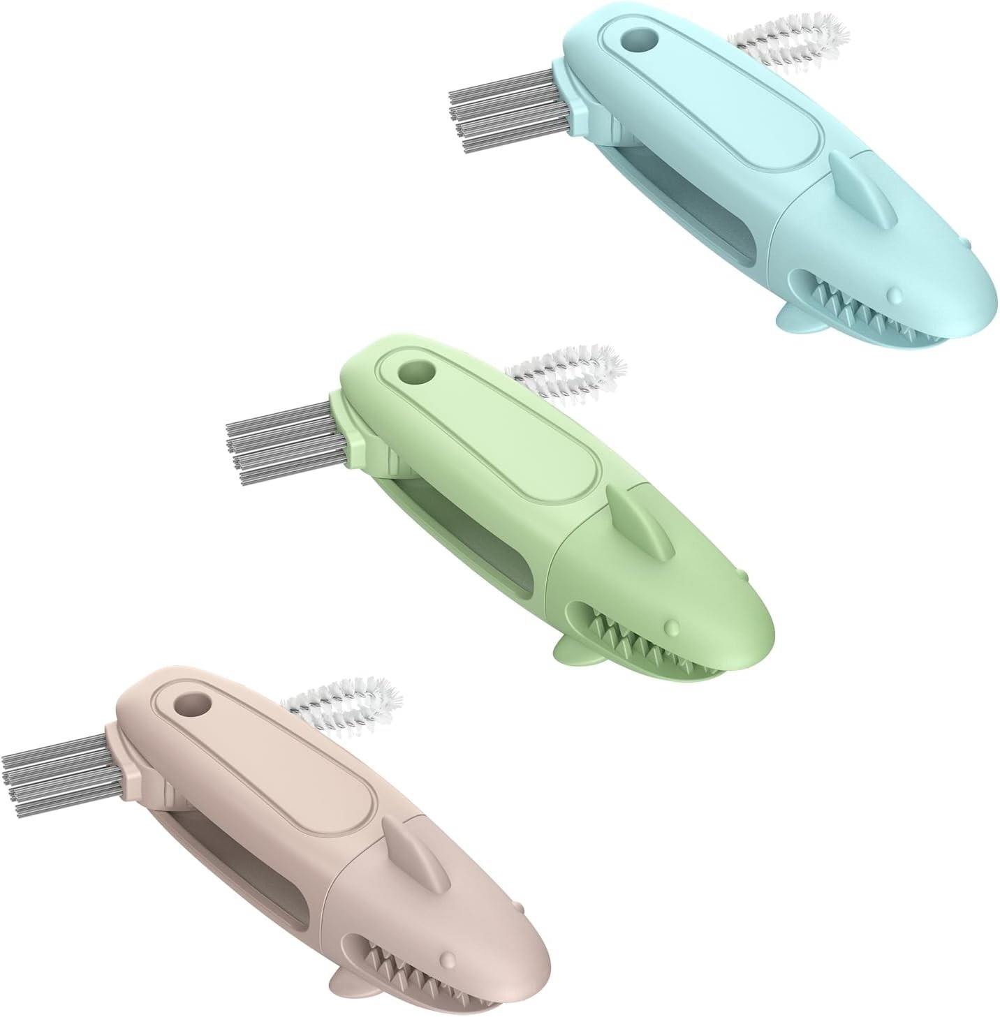 3 in 1 Cup Lid Gap Cleaning Brush Set, Multifunctional Bottle New FREE SHIPPING