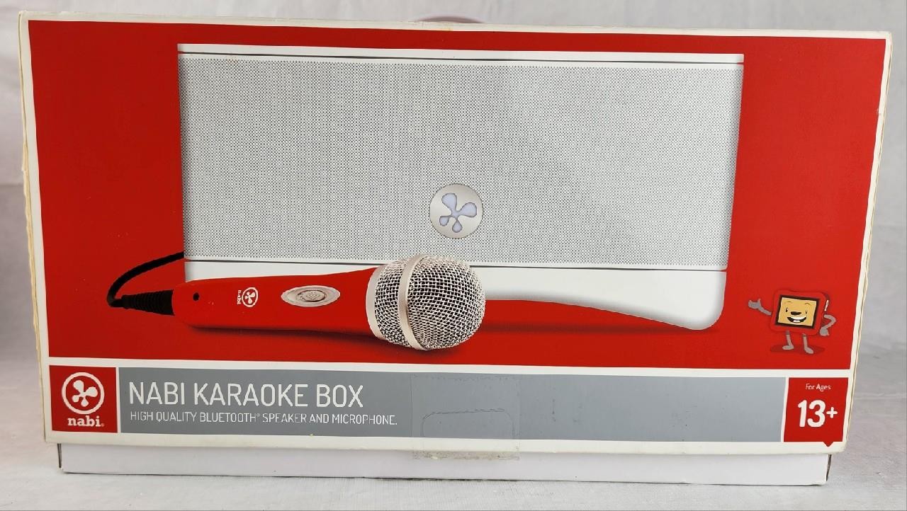 Nabi Karaoke Box High Quality Bluetooth Speaker and Microphone Complete