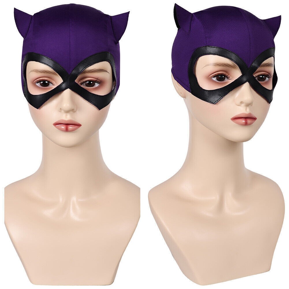 Catwoman Hood Mask Cosplay Props Halloween Carnival Costume Accessories