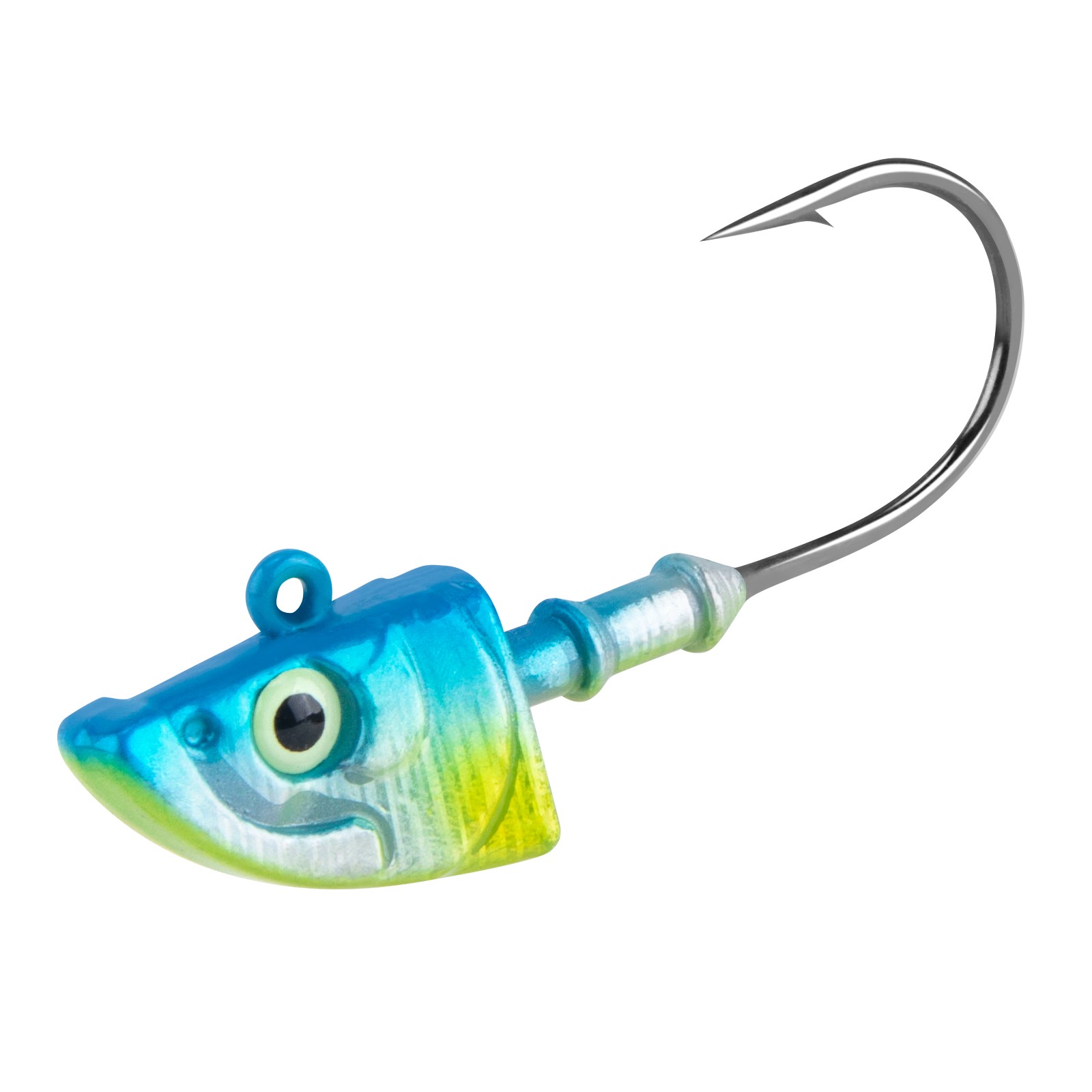 10 Pack Swimbait Jig Heads Saltwater Fishing Jig Heads Minnow 3D Eyes Lead Hook