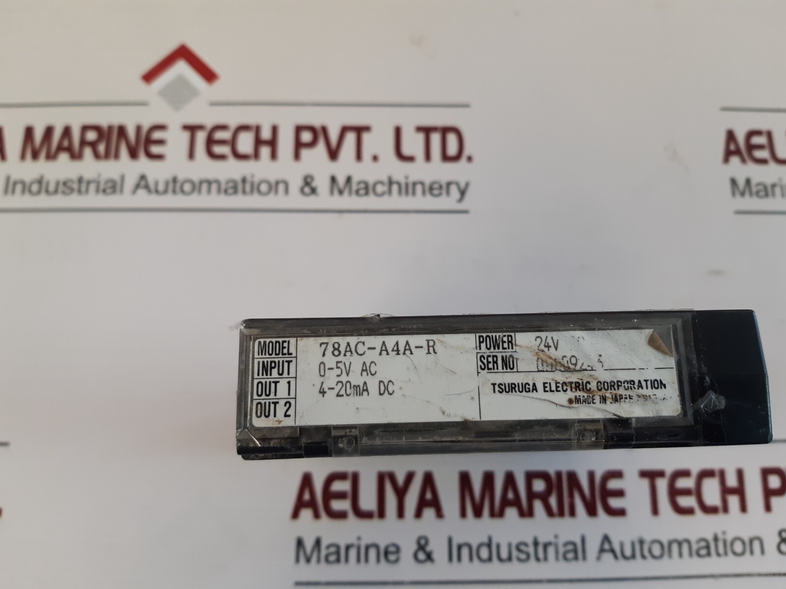 TSURUGA ELECTRIC 78AC-A4A-R Digital Meter 24V