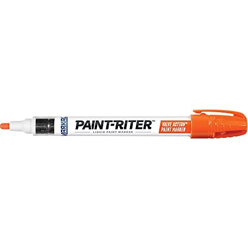 Markall 96824 Orange Valve Action Paint Marker - Medium Tip