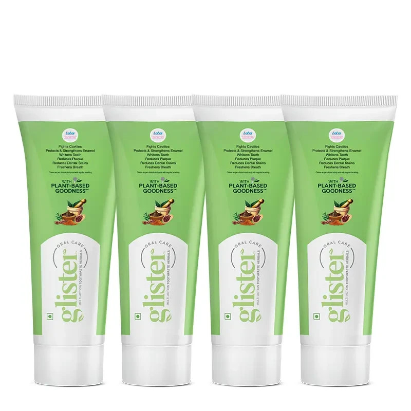 Amway GLISTER Multi-Action Herbals Toothpaste 50g Pack of 4 Fresh Oral Care
