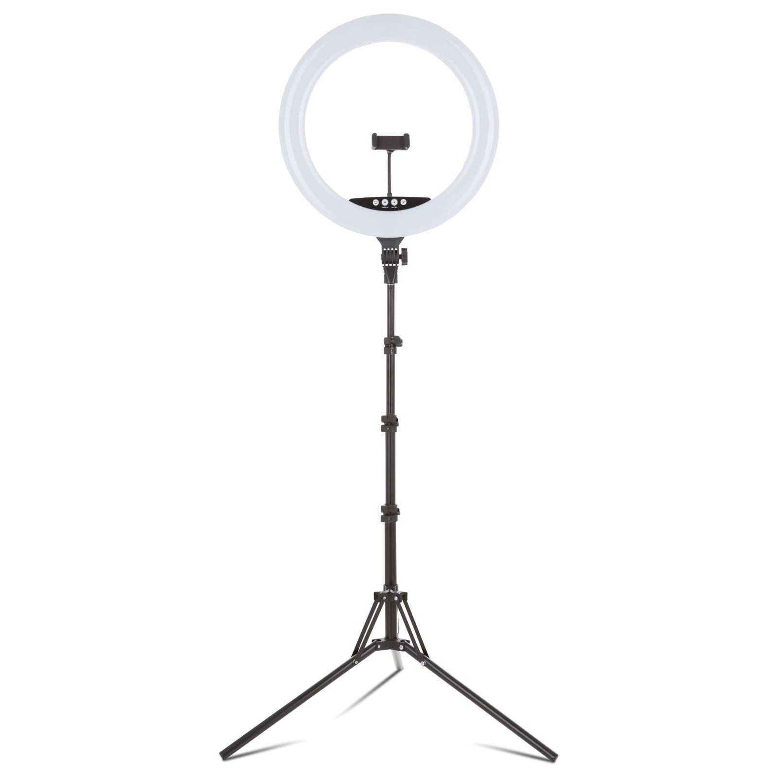 18" LED RGB Ring Light W/ Tripod Phone Holder USB Charging Ports & Wireless