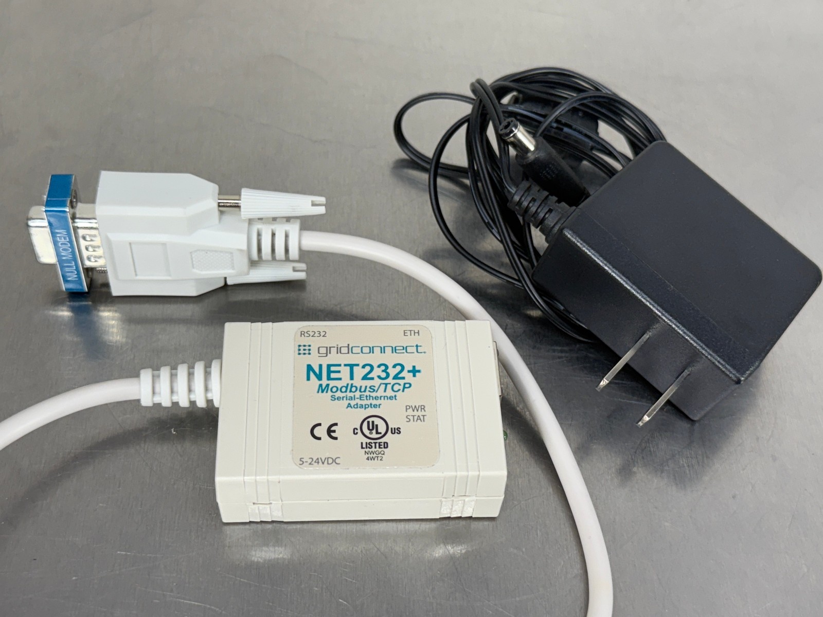 GridConnect Net232+ Ethernet / RS232 Adapter ModBus/TCP