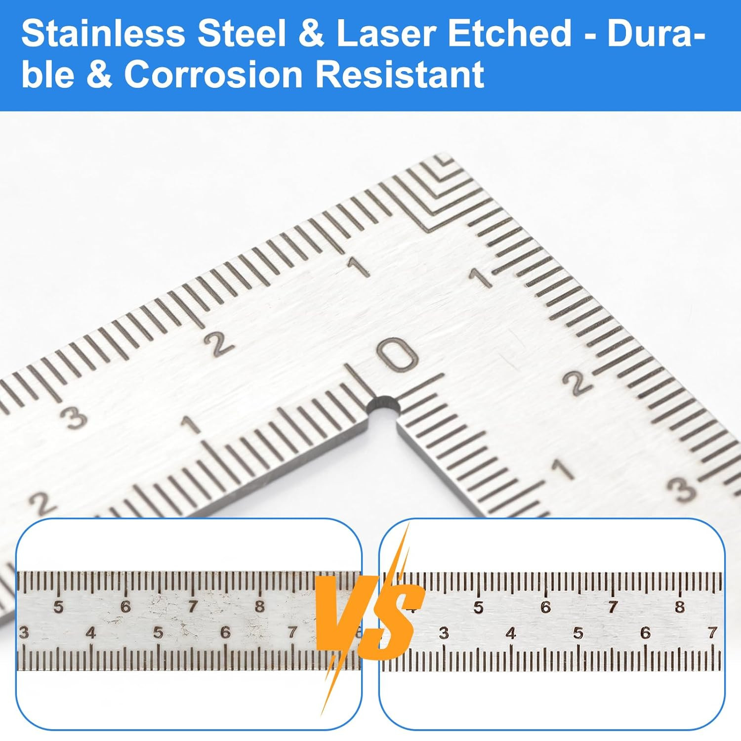 Right Angle Ruler Stainless Steel L Square Ruler Small Measuring Layout Tool