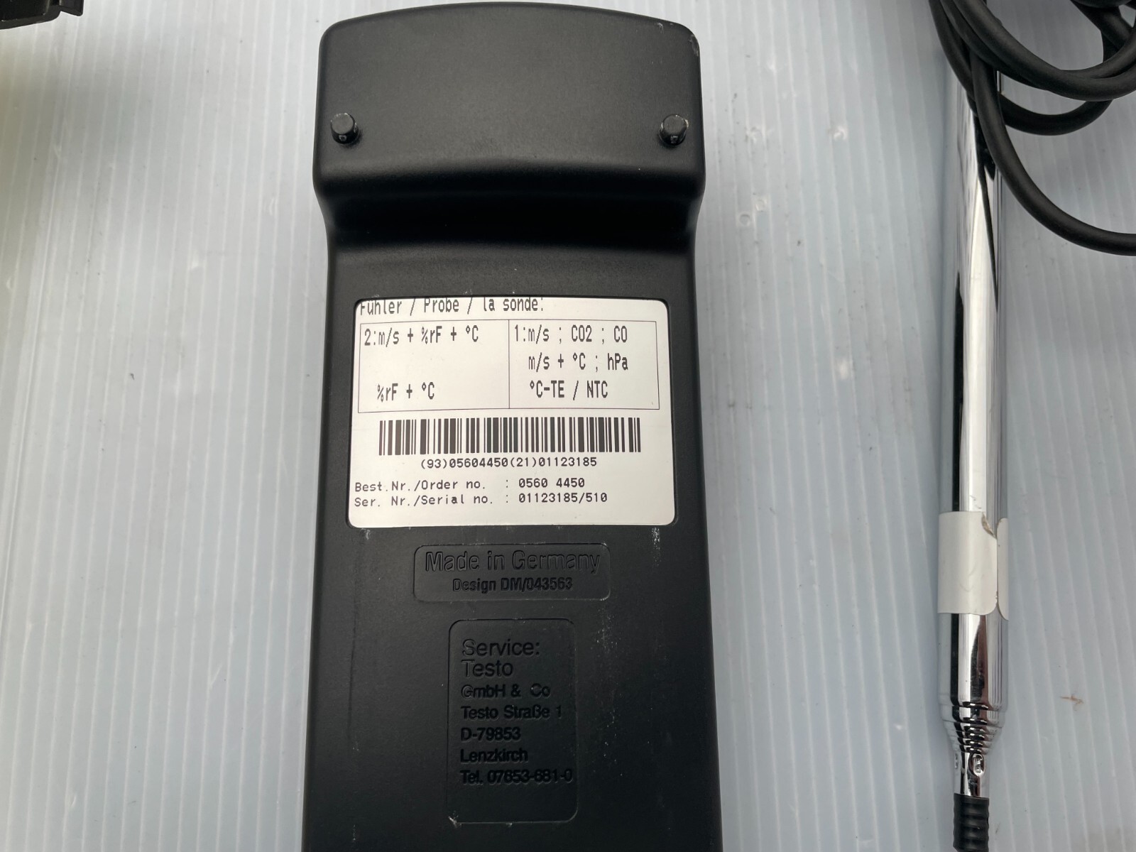 Testo 445 Multifunction Datalogger with Probe