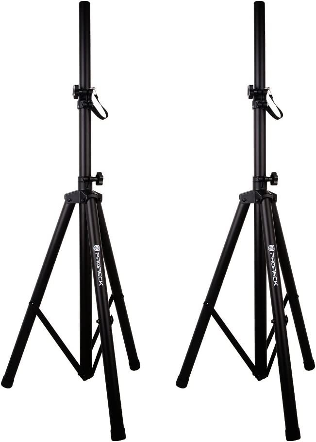 proreck Tripod Speaker Stands Pair for Dj/PA Speaker System Adjustable Height