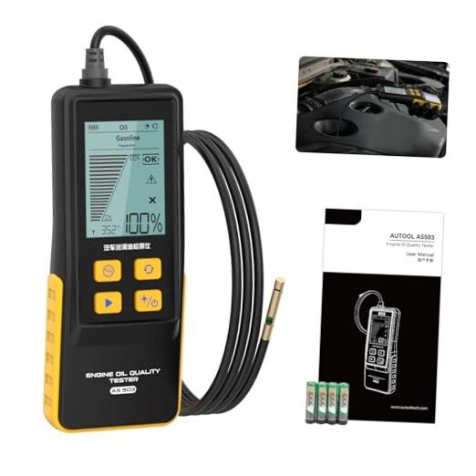 Engine Oil Tester & Motorcycle Oil Change Kit - Gasoline/Diesel Diagnostic AS503