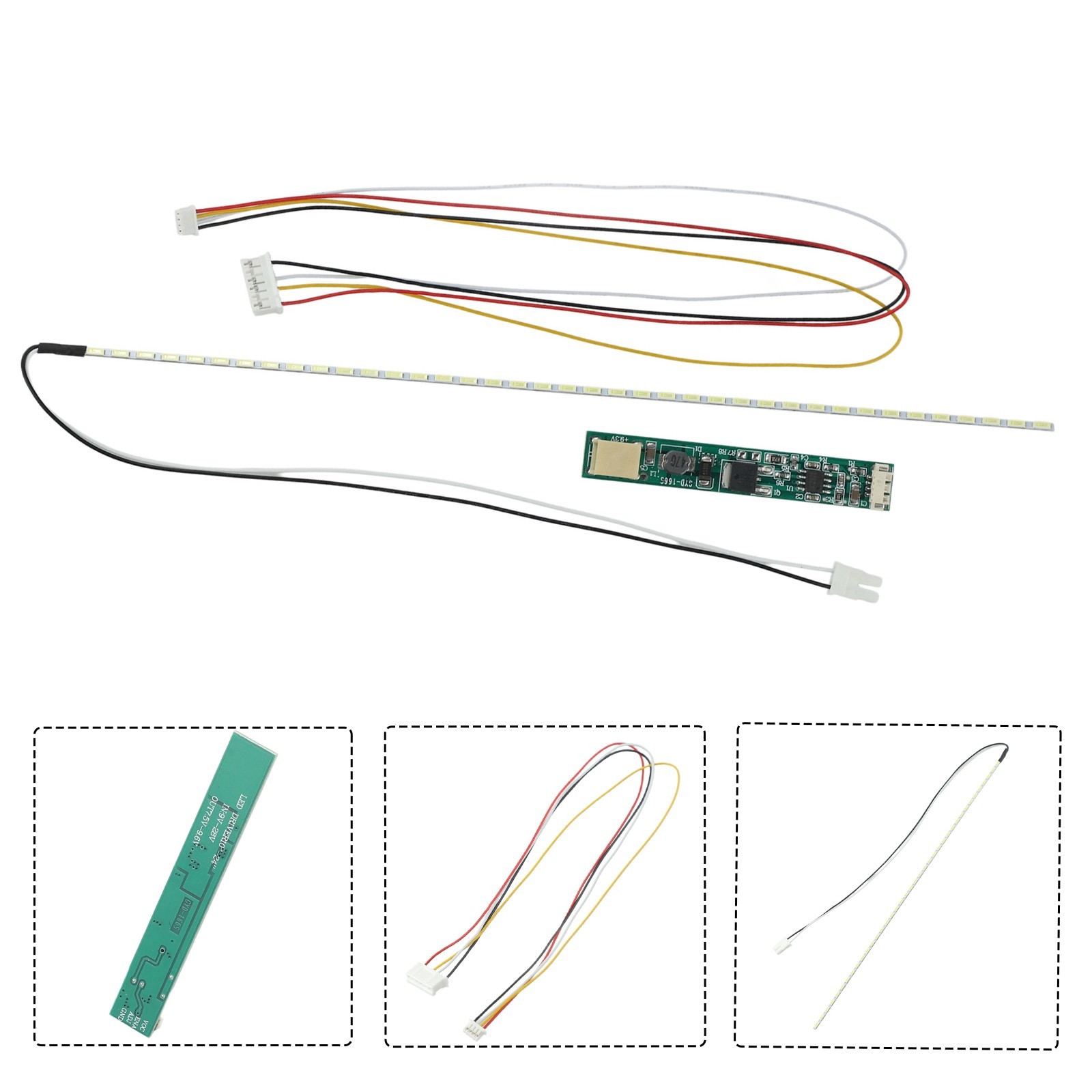 220mm LED Backlight Strip Kit for 10 4 inch LCD Screen Replacement and Upgrade