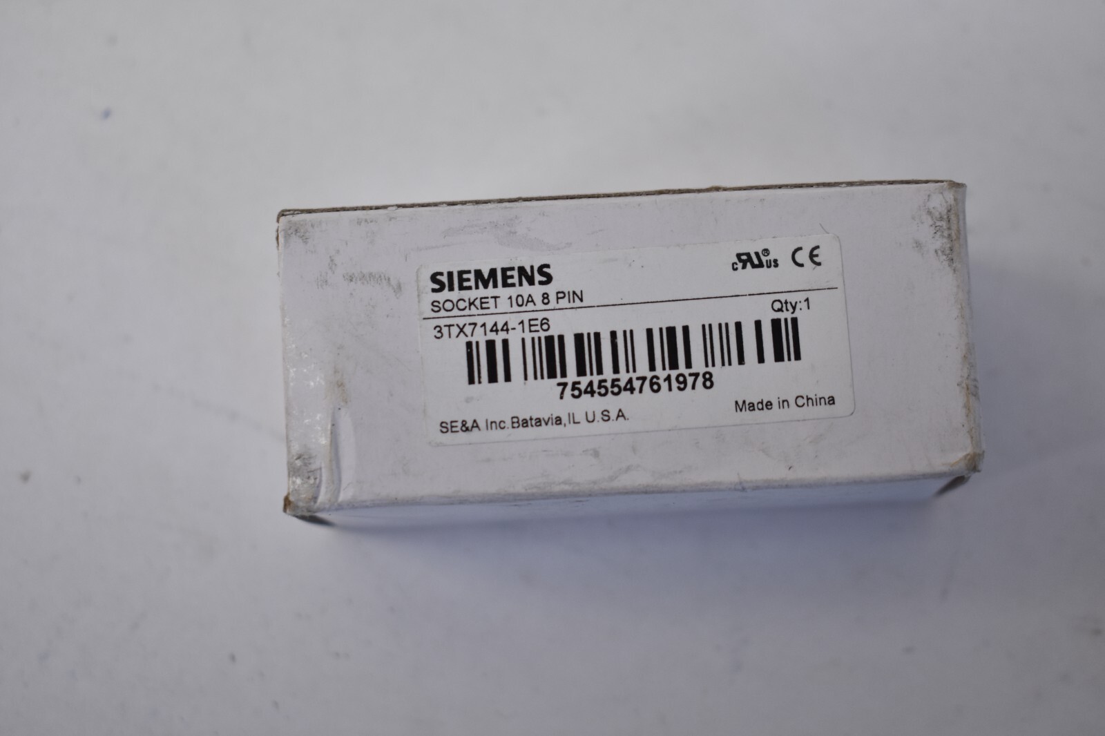 Siemens 10nbA 8 Pin Term Socket Relay Unit 3TX7144-1E6 Replacement Unit