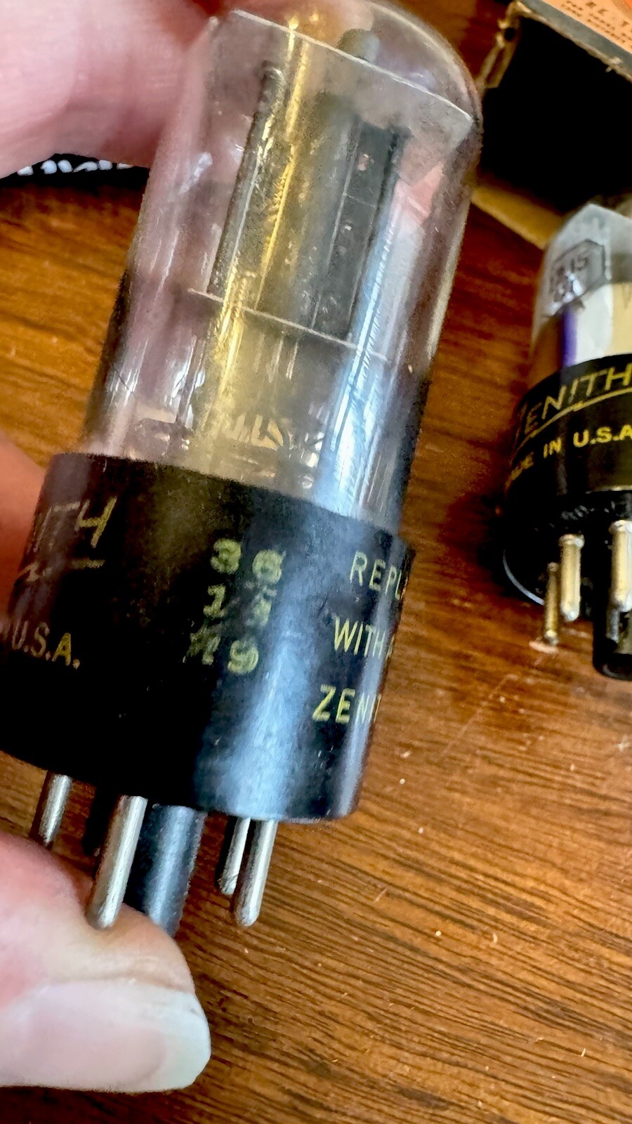 Matched Pair NOS Zenith Sylvania 12J5GT VT-135