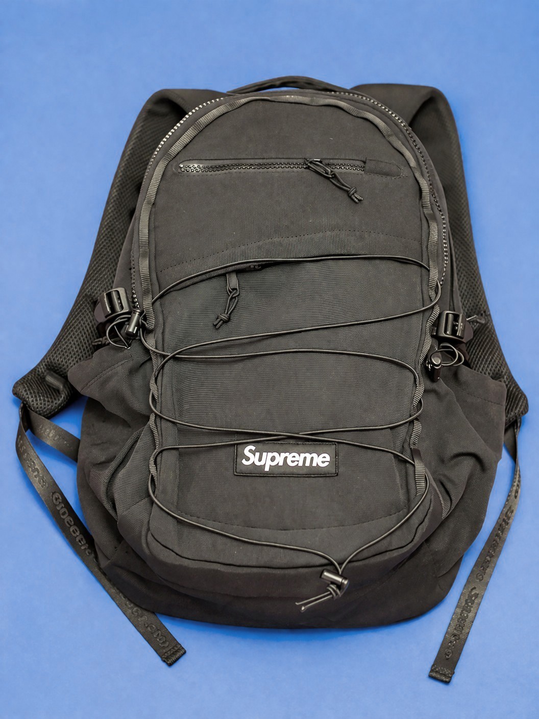 Supreme SS25 Black Nylon Backpack NWT