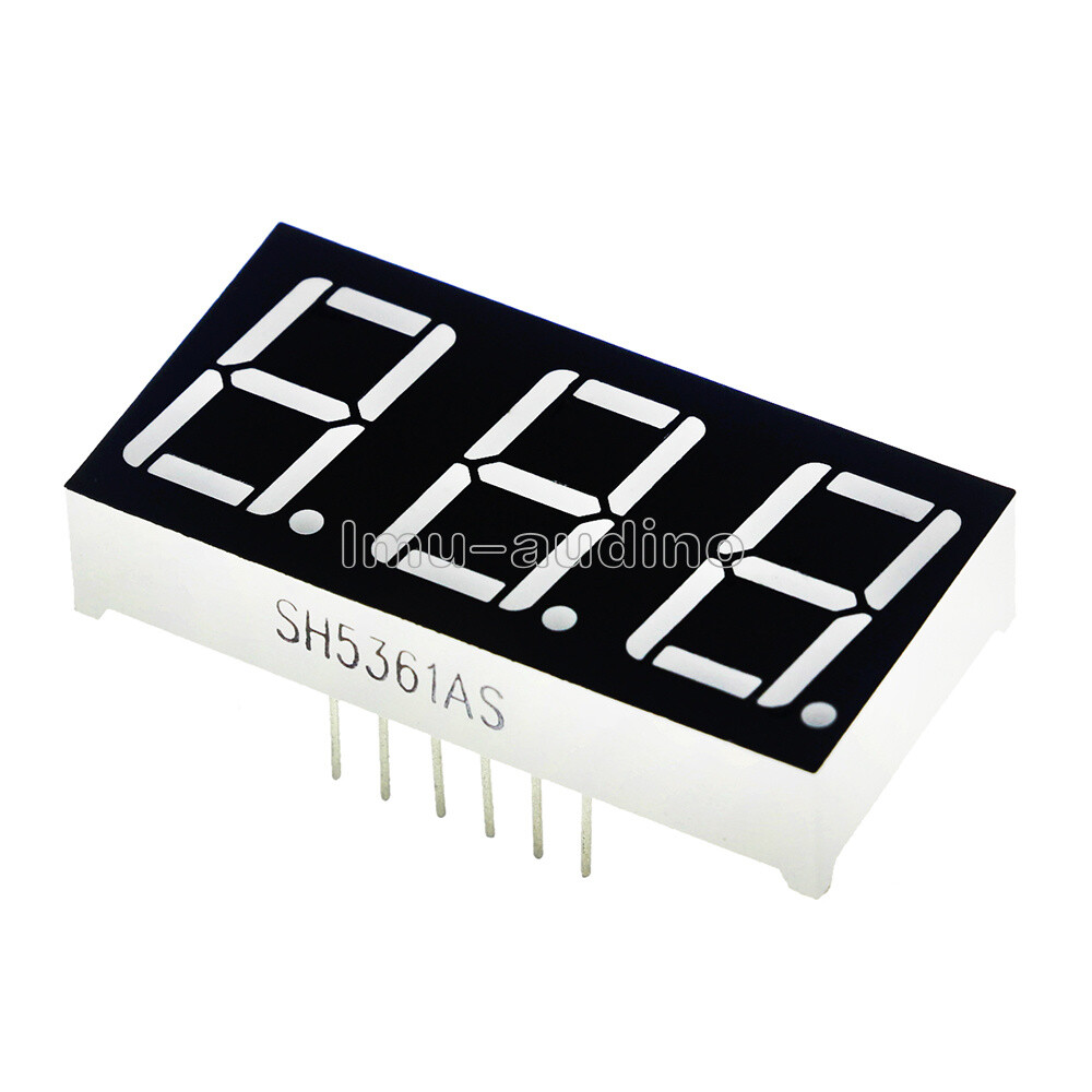 10PCS 0.56 inch 3 digit Red Led display 7 segment Common Cathode New