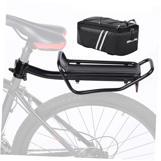 Rear Bike Rack with Quickly Release Camp,Retractable Bike Rack with bag