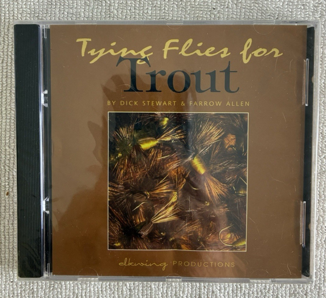 Tying Flies for Trout CD-ROM Dick Stewart & Farrow Allen WINDOWS or MAC