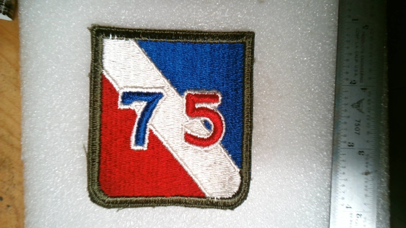 GENUINE VINTAGE MILITARY PATCH WW2 ERA US ARMY 75TH INFANTRY DIVISION