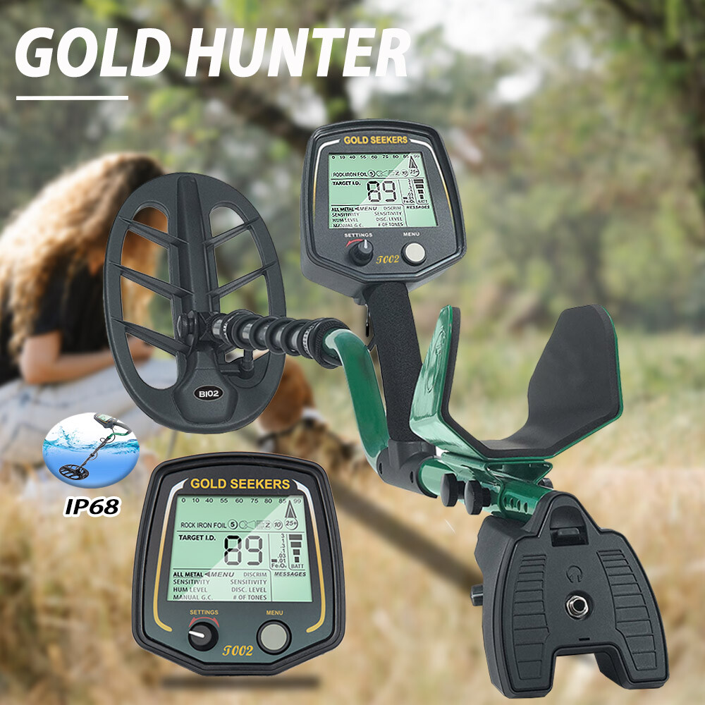 Detector De Metales Oro y Plata Gold Finder Metal Detector w/ Waterproof Coil