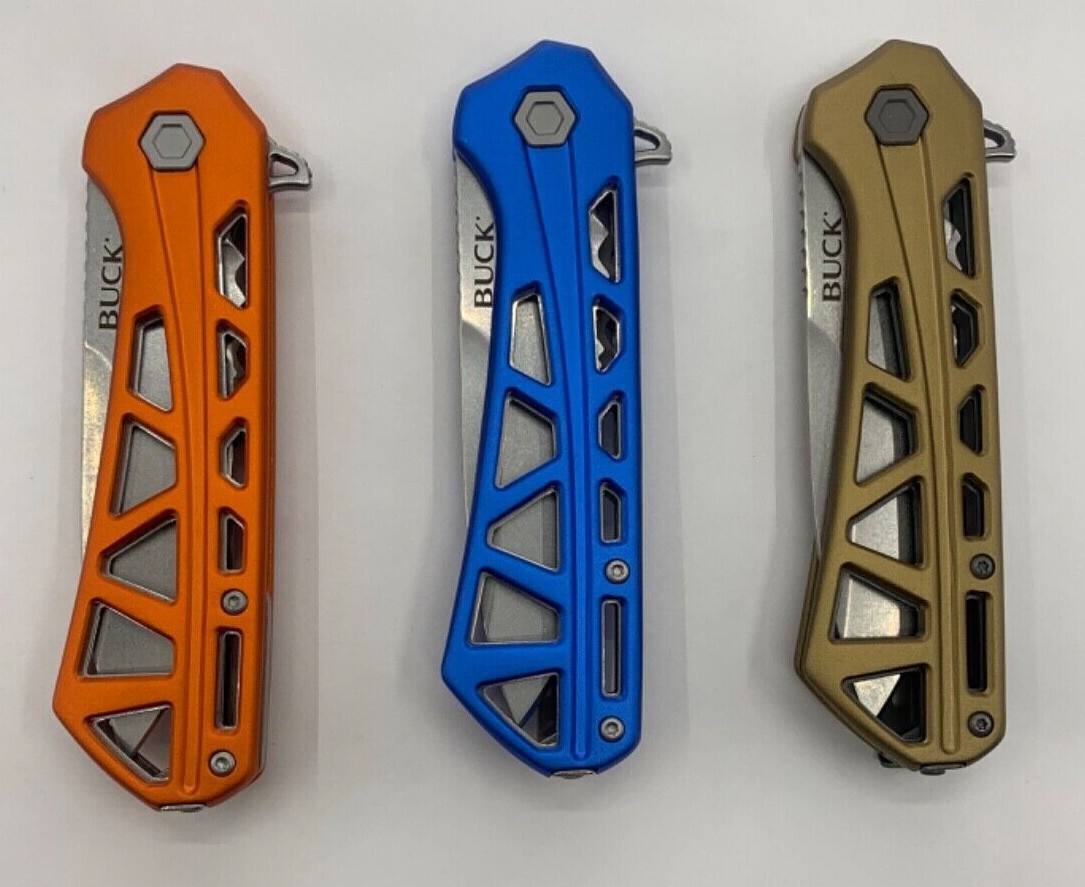Buck Knives 812 Trace LARGE  Folding Knife (CHOOSE COLOR)