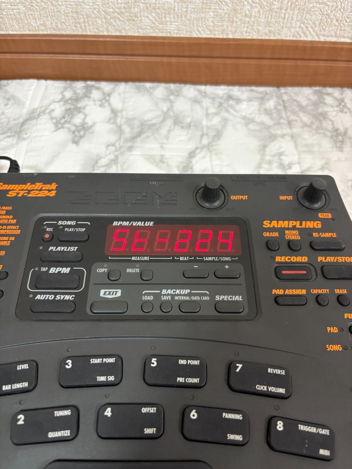 Zoom ST-224 SampleTrak Vintage Digital Sampler Rhythm Machine Japan Tracking