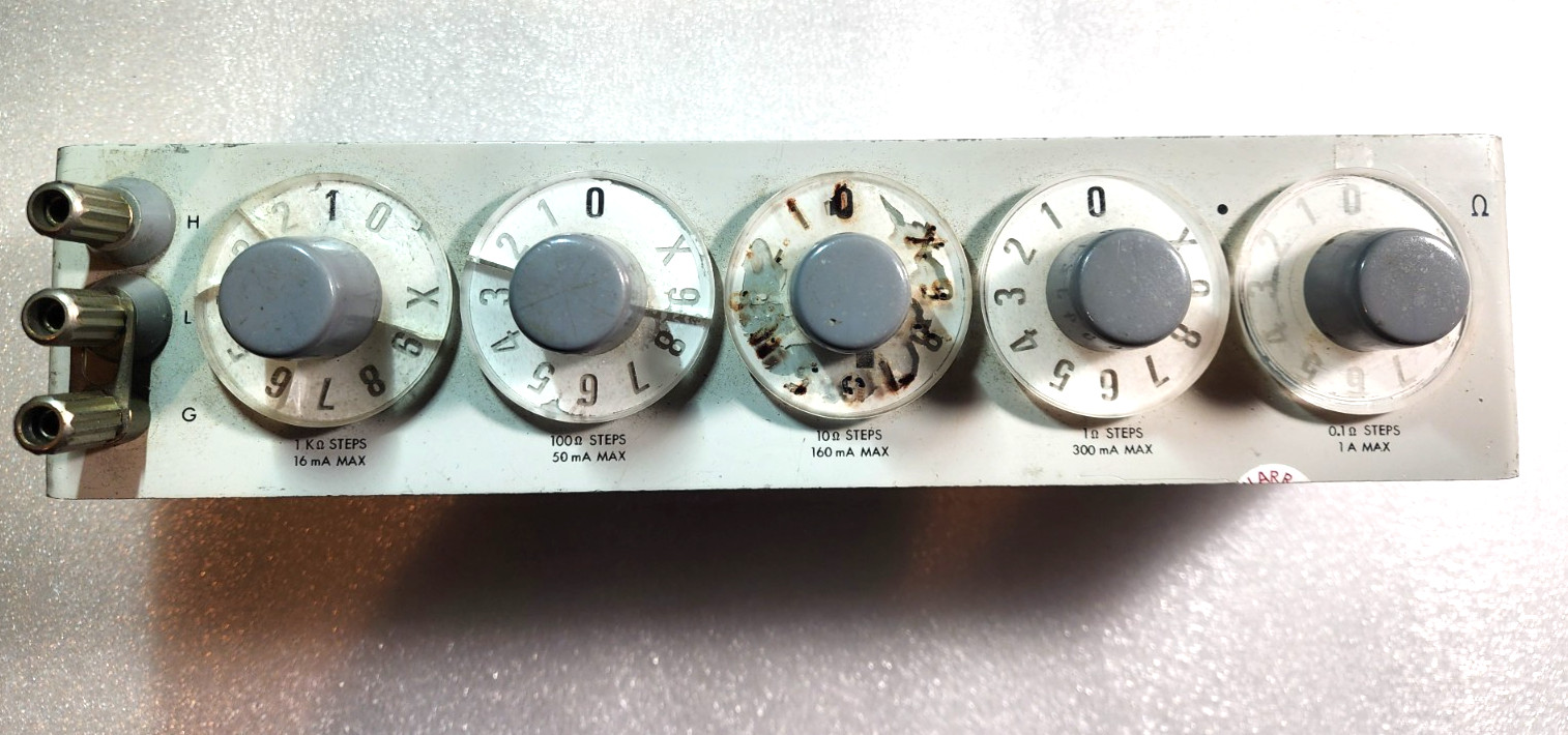 General Radio, Decade resistor, Type 1434-N, Serial 7588 (used, sold as is)