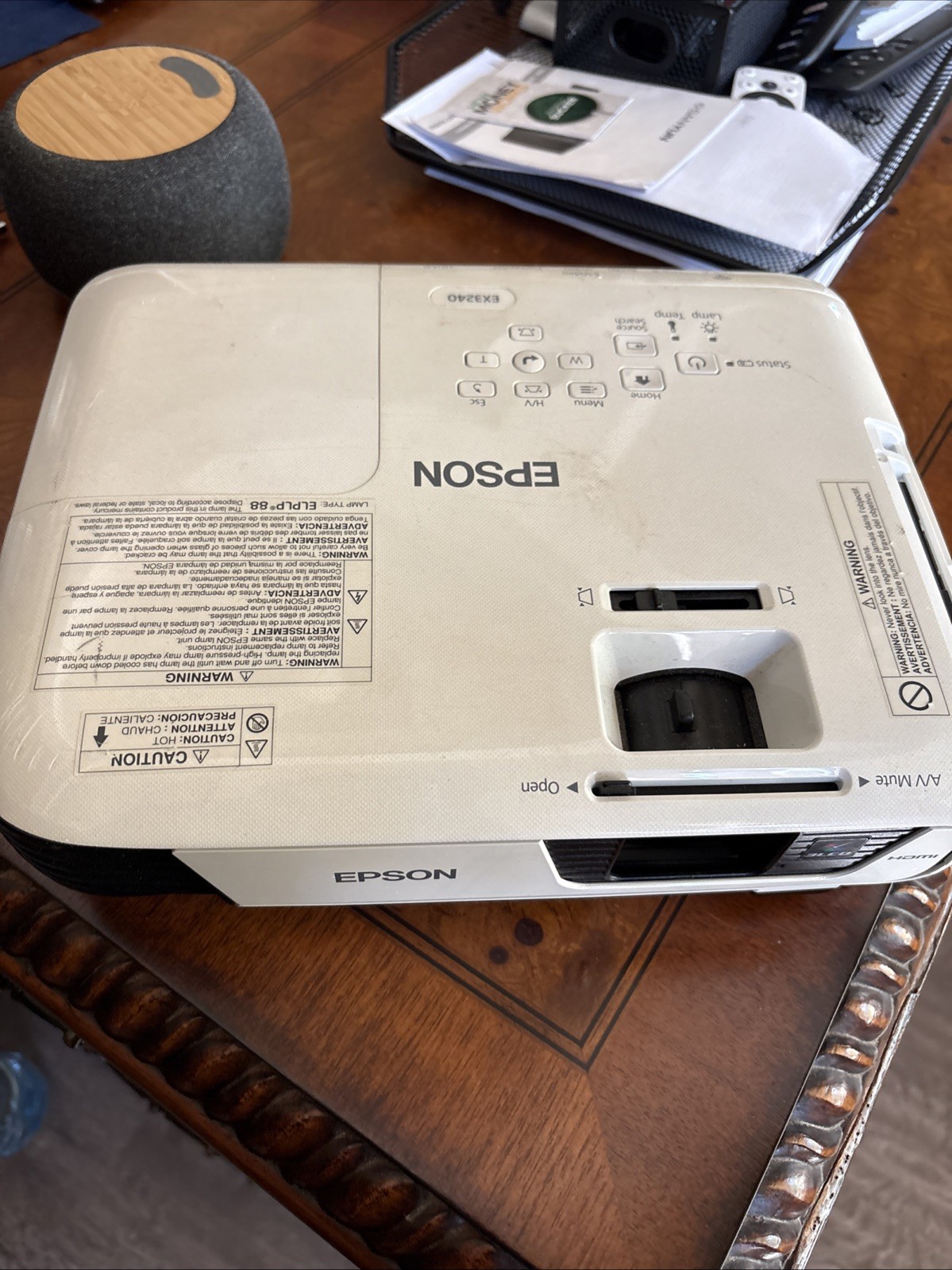 Epson EX3240 3LCD Projector SVGA, White