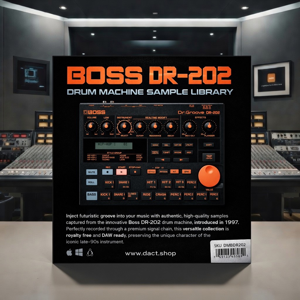 Boss DR-202 Drum Machine Sample Library