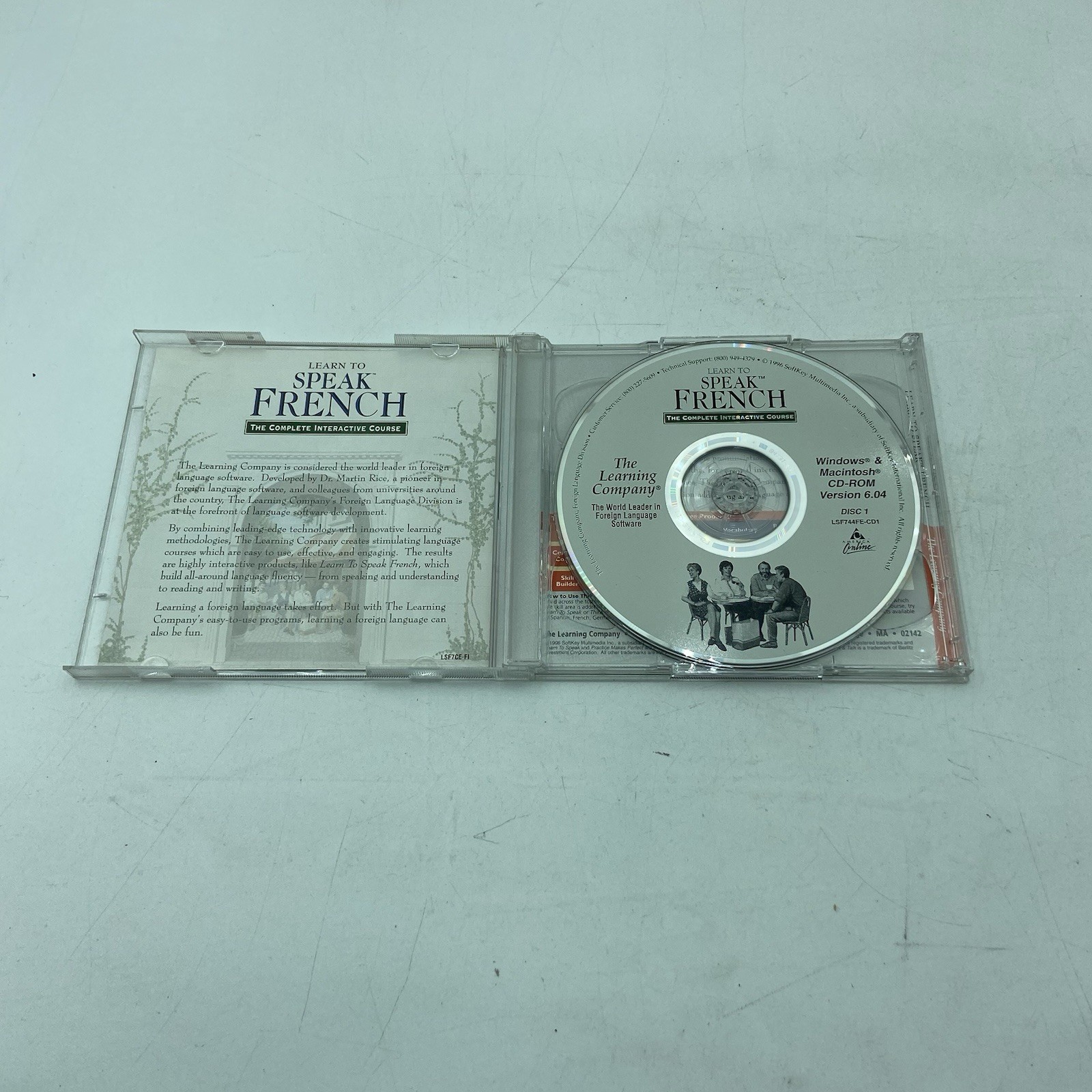 Learn To Speak French 2 CD-Rom Set Learning Company Version 6.0