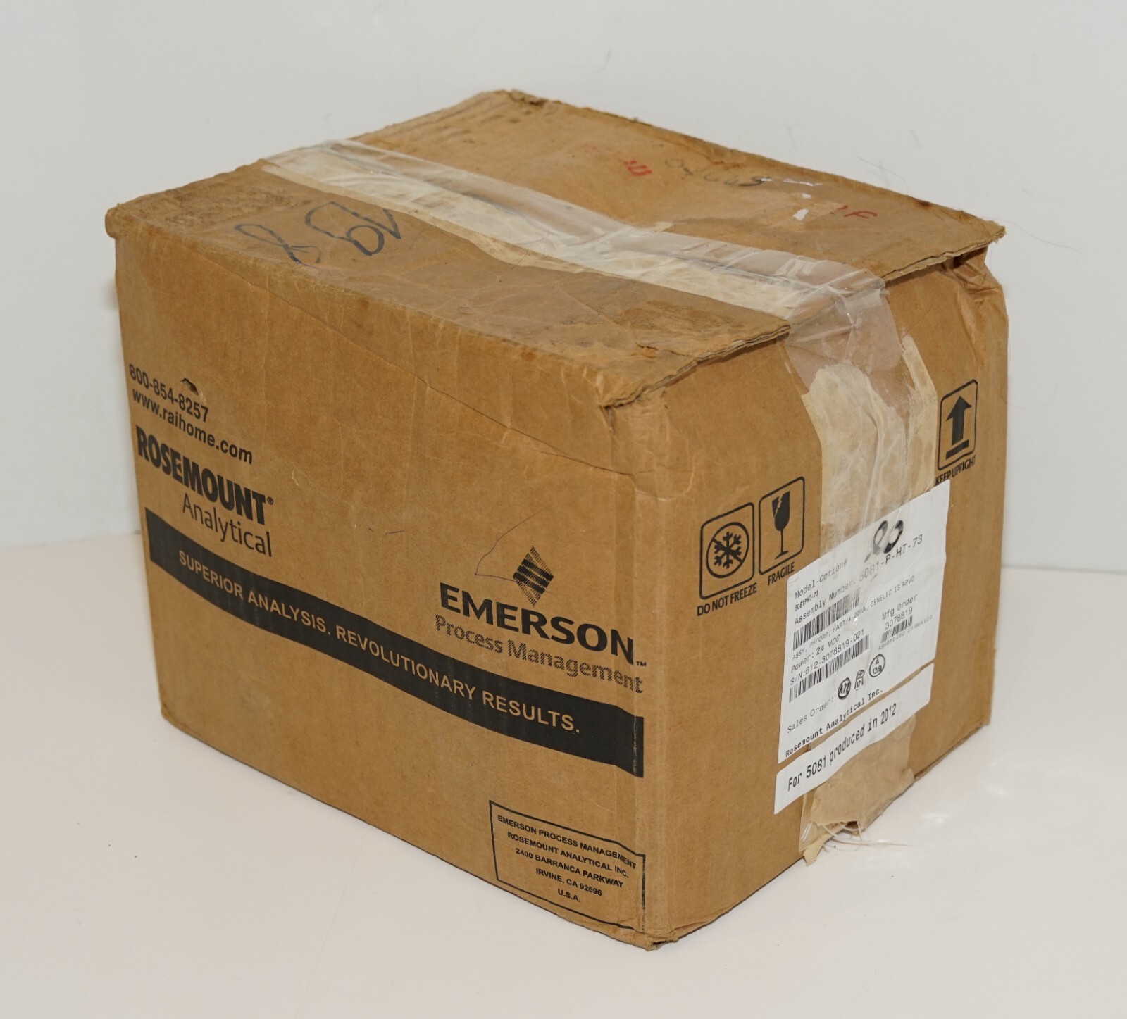ROSEMOUNT 5081-P-HT-73 EXPLOSION-PROOF TRANSMITTER ATEX INT SAFE NEEDS SCREEN